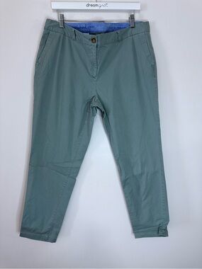 Talbots The Weekend Chinos Sage Green Casual Pants size 14